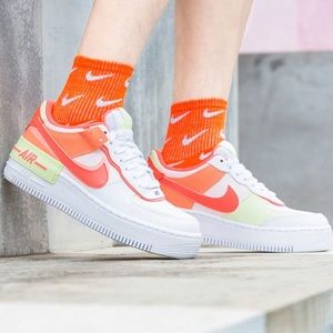 New Women’s Nike Air Force One white magic ember AF1